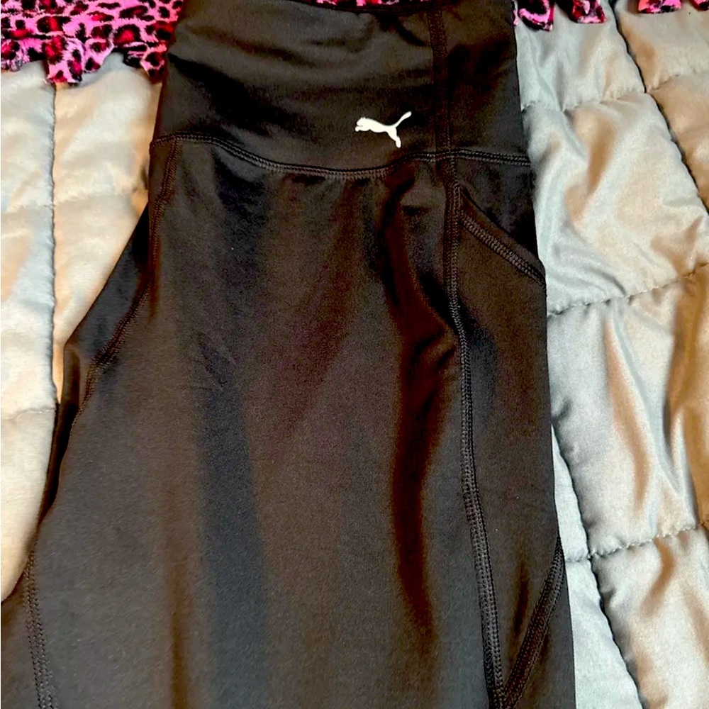 Puma Black leggings size large